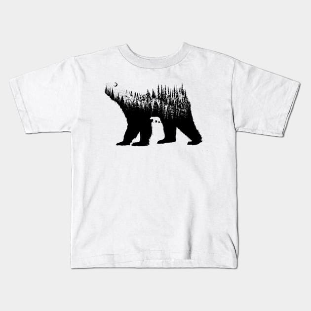 The Bear Kids T-Shirt by barmalisiRTB